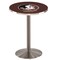Holland Bar Stool Co 36" Stainless Steel Florida State (Head) Pub Table L214S3628FSU-HD - alternate 1